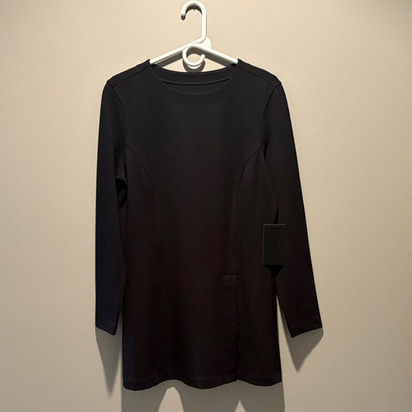 Bad Birdie Tops - Women’s Bad Birdie Golf Long Sleeve High Slit Tunic Dress Large NWT MSRP $92